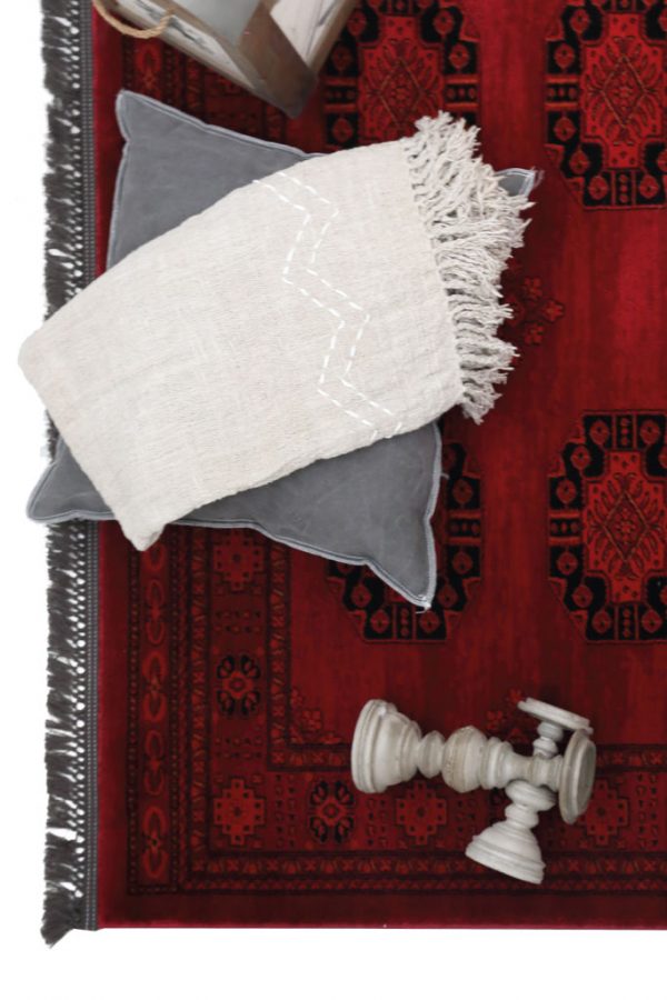 Κλασικό χαλί Afgan 6871H D.RED Royal Carpet - 160 x 160 cm