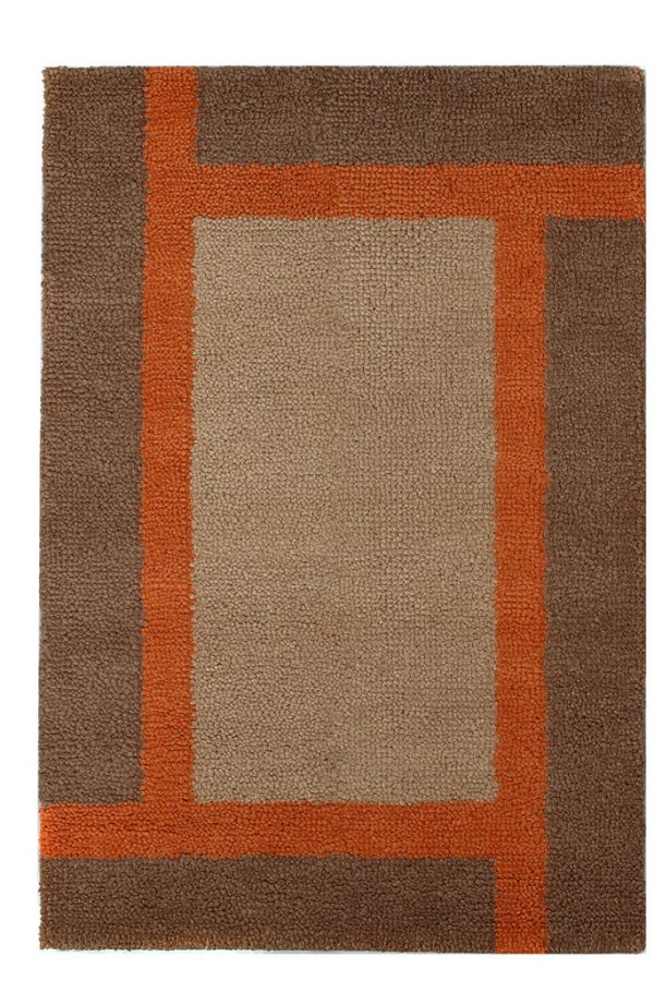 Χειροποίητο Χαλί Kyoto MISISIPI ΒΕ BROWN Royal Carpet - 160 x 230 cm