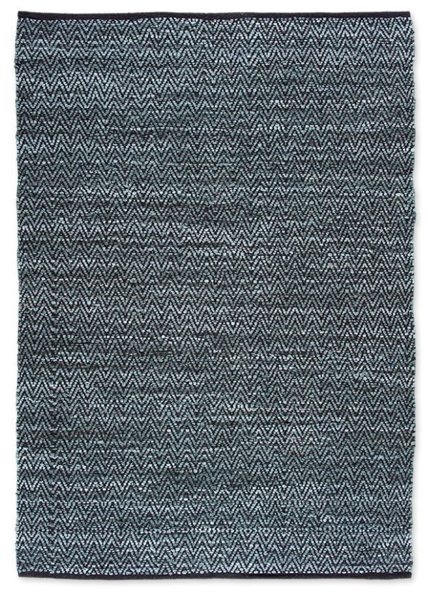Χαλί Leather Fishbone GREY Tapicap - 130 x 190 cm