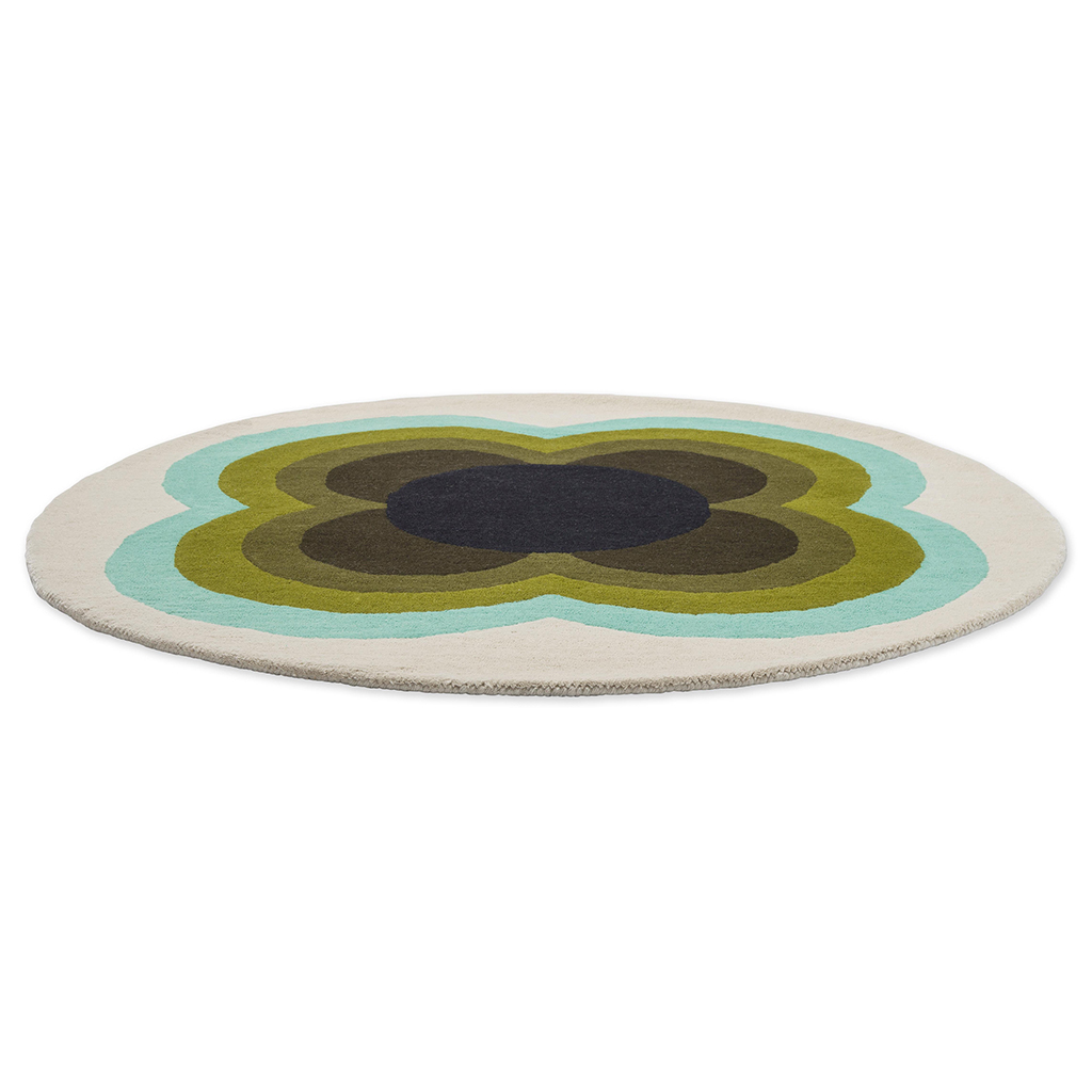 Χαλί Sunflower 060007 OLIVE Orla Kiely - 200 cm round