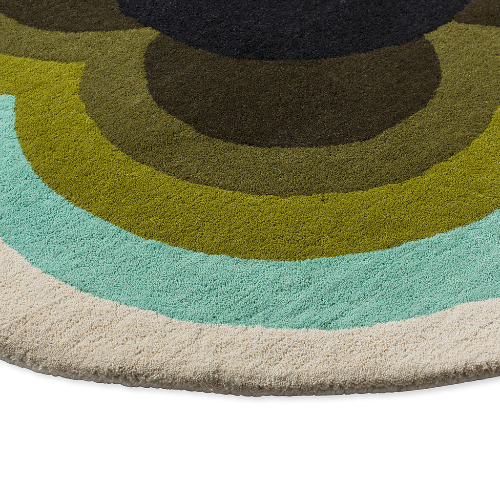 Χαλί Sunflower 060007 OLIVE Orla Kiely - 200 cm round