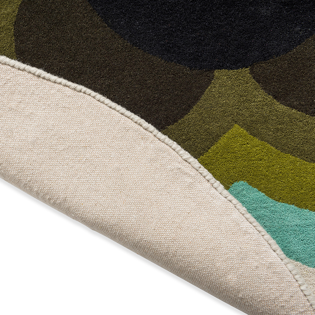 Χαλί Sunflower 060007 OLIVE Orla Kiely - 200 cm round