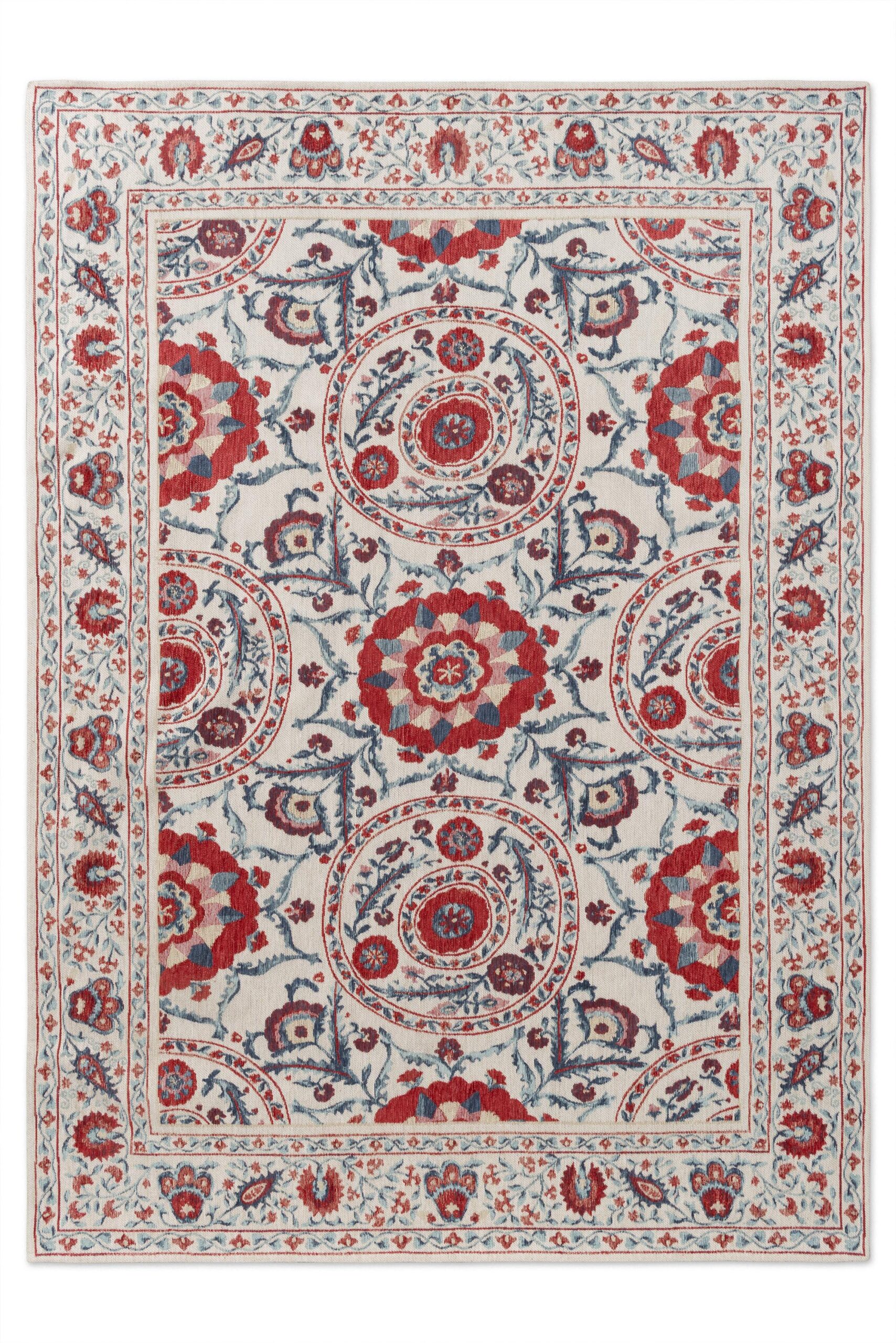 Χαλί Anthos 148200 Red/Indigo Sanderson - 240 x 340 cm