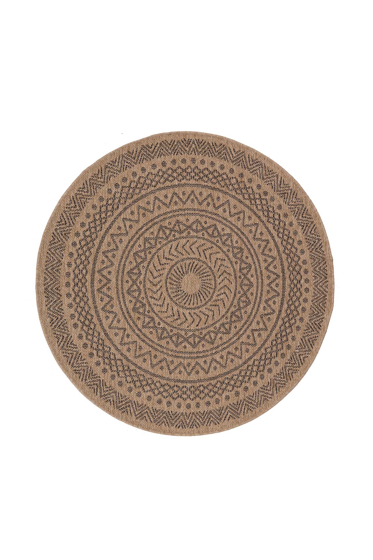 Ψάθα Avanos 8894 BLACK Royal Carpet - 160 x 160 cm